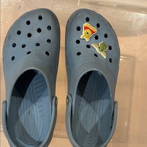 Blue Clogs with Fun Charms/9